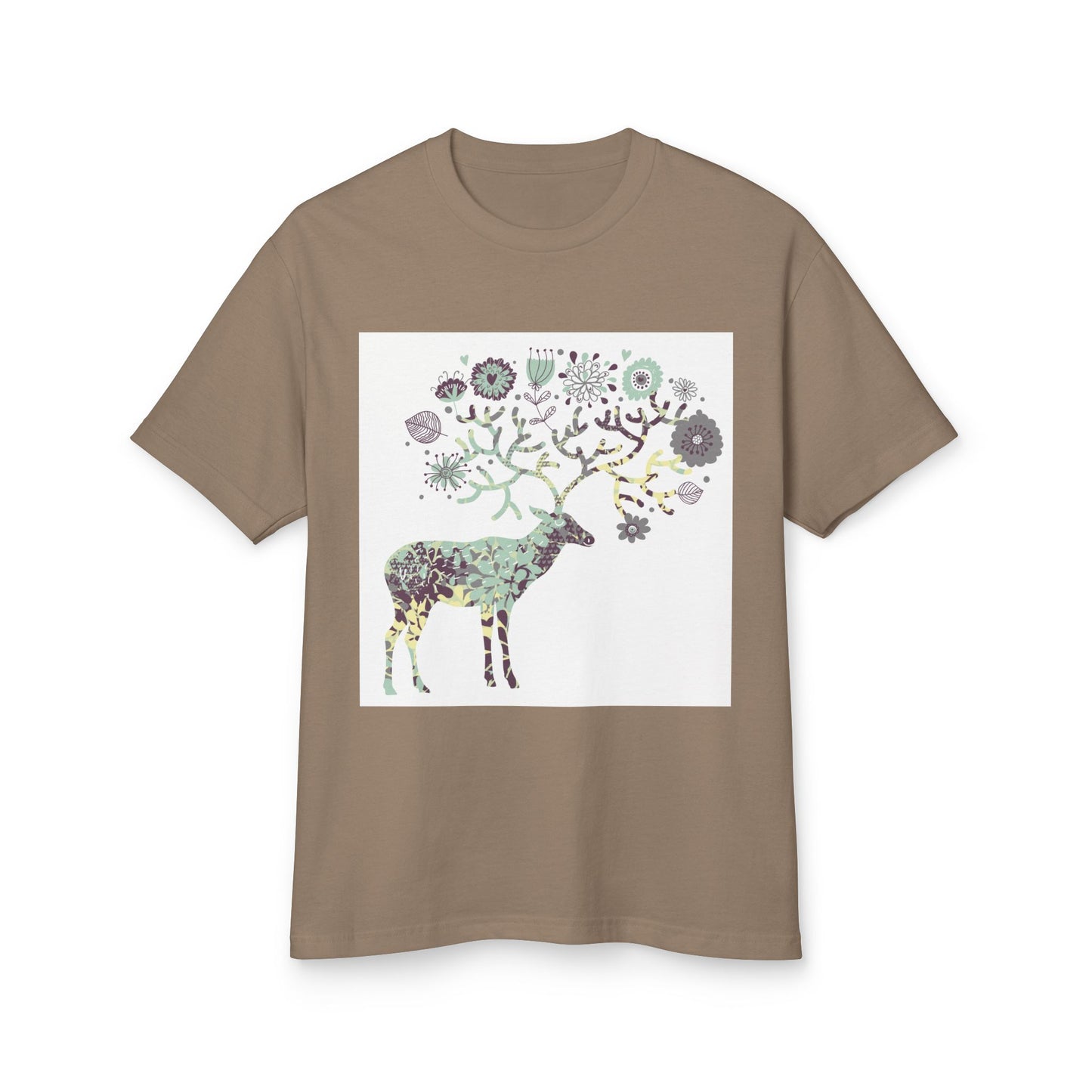 Nature-Inspired Unisex Cotton Tee - Tree of Life Design