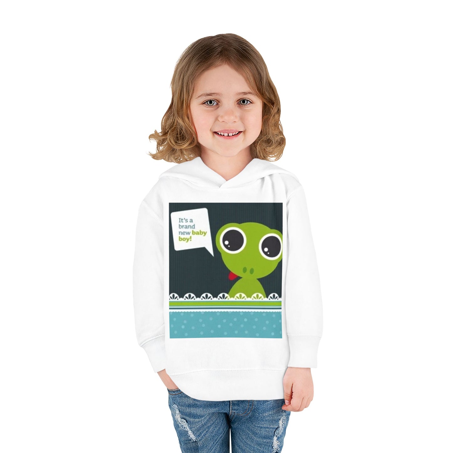 It's a Boy Alien Toddler Hoodie - Cute Fleece Pullover for Boys