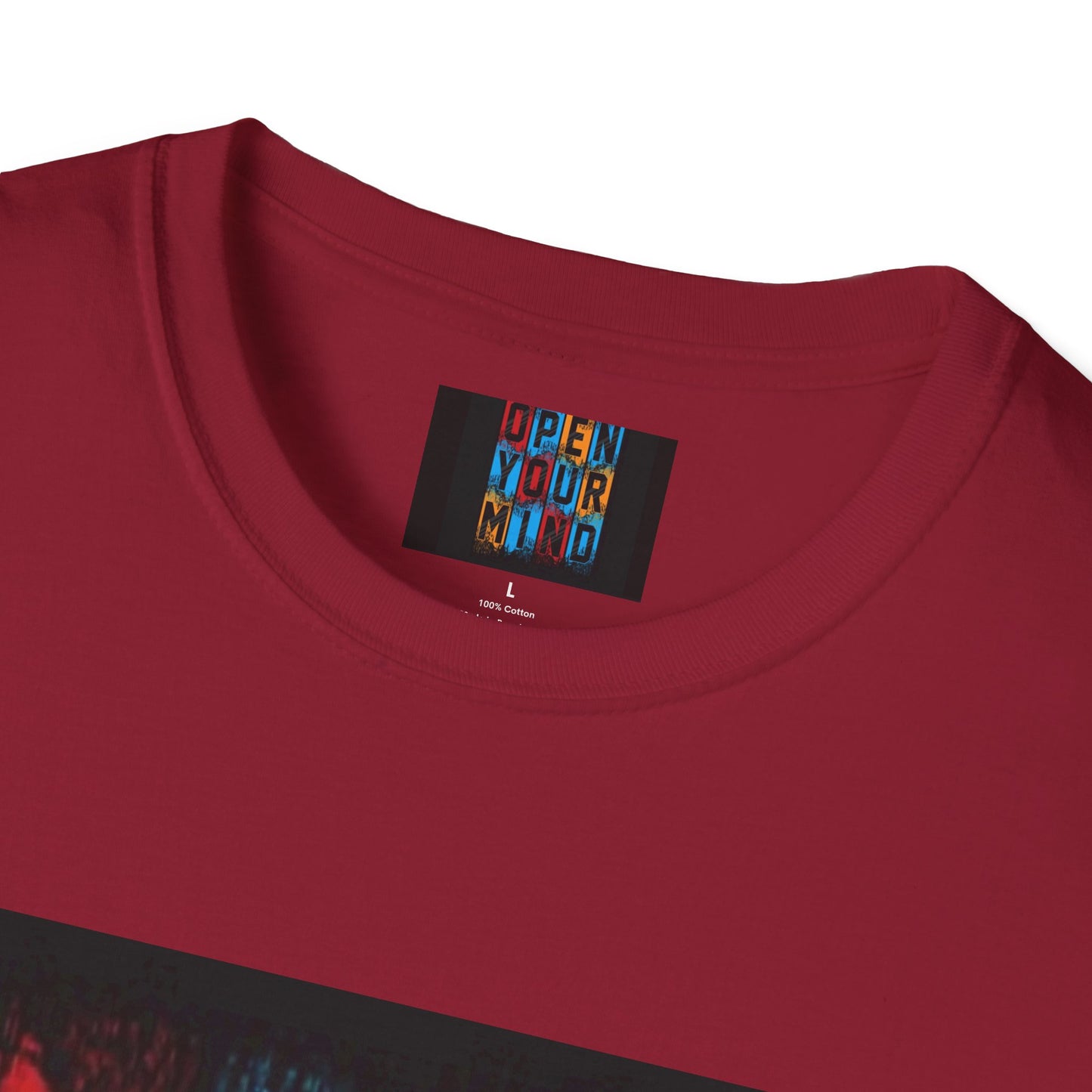 Open Your Mind Unisex Softstyle T-Shirt - Inspiring Wear for Creative Souls