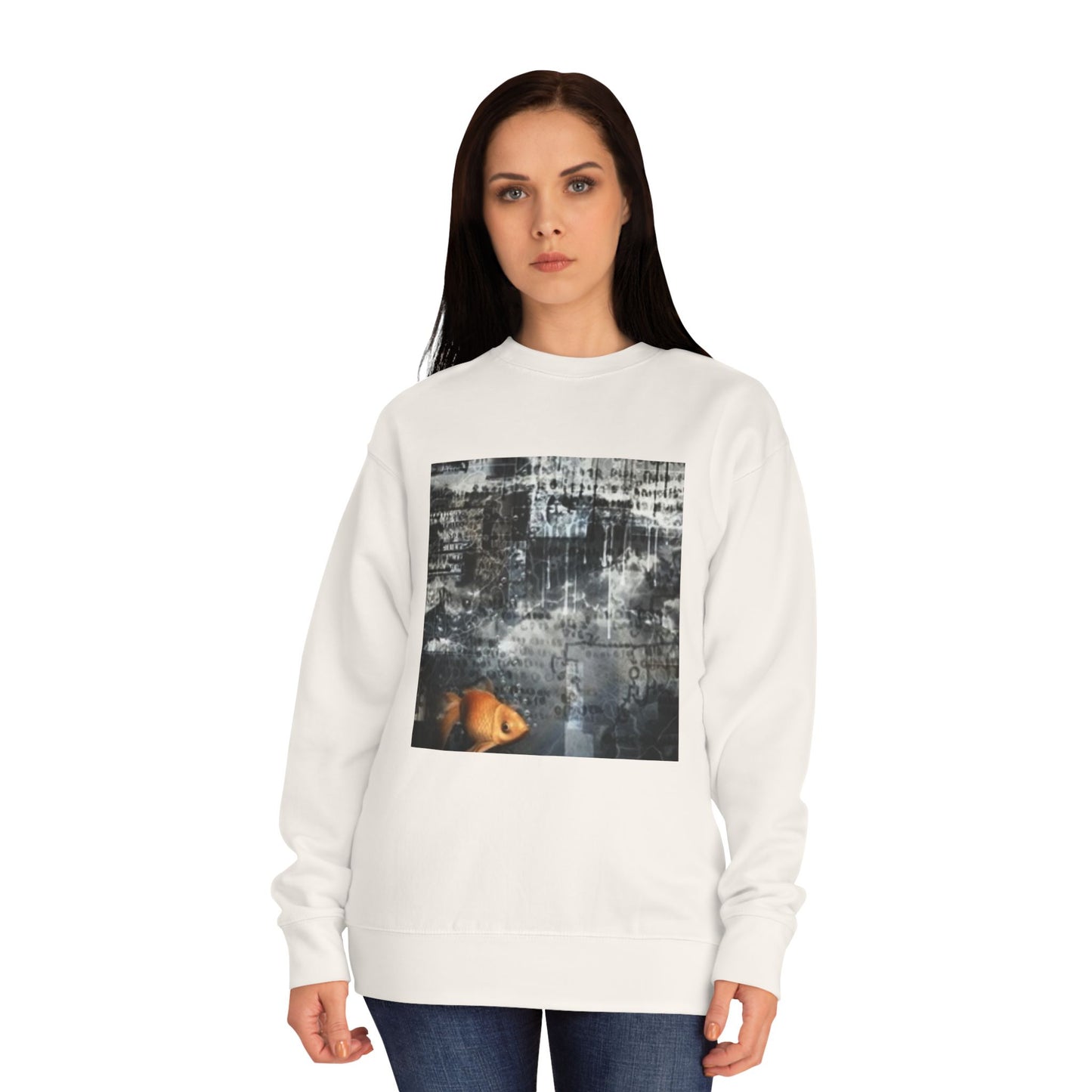 Roaring Lion Unisex Crew Sweatshirt - Bold Art for Animal Lovers