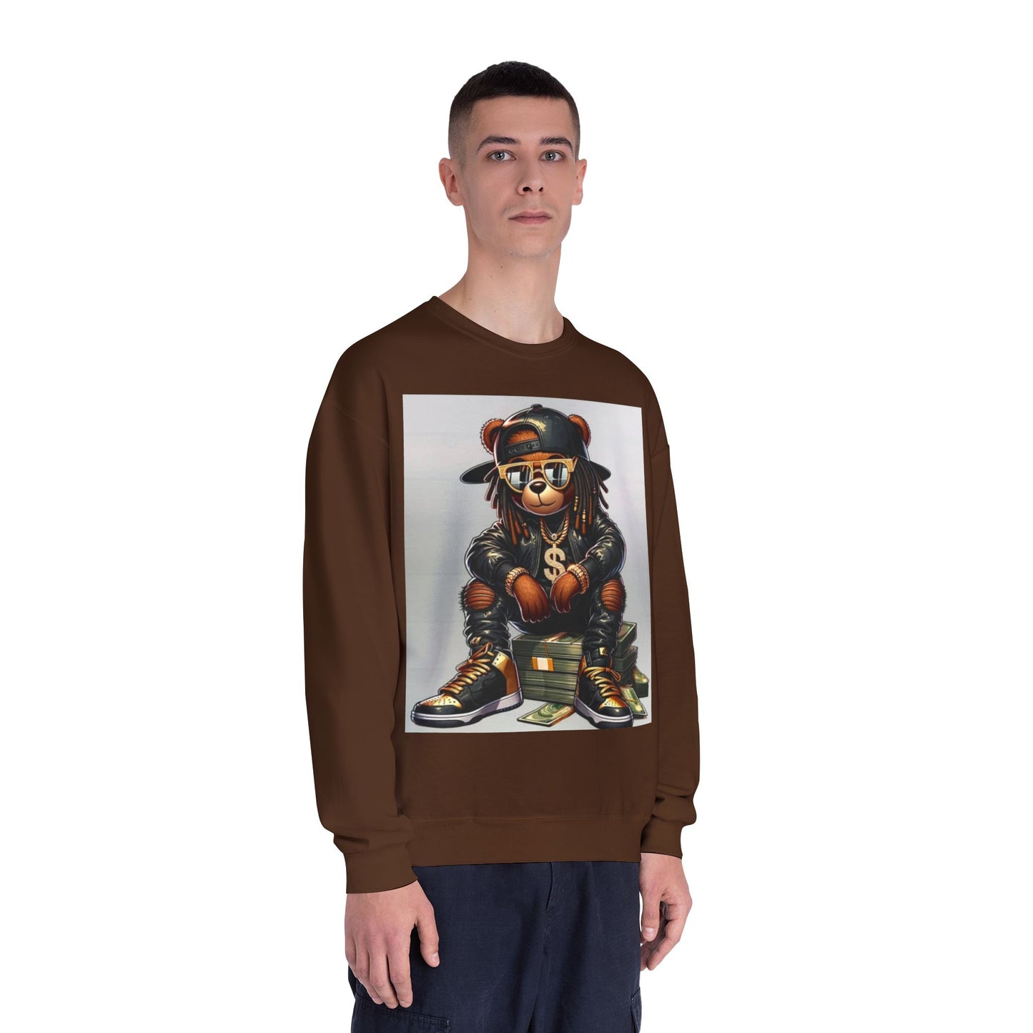 Cool Bear Money Crewneck Sweatshirt