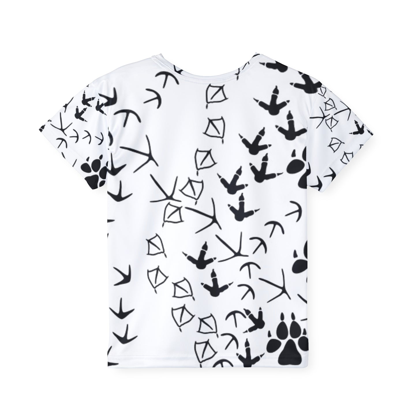 Kids Sports Jersey with Animal Tracks Design | Fun & Playful Activewear