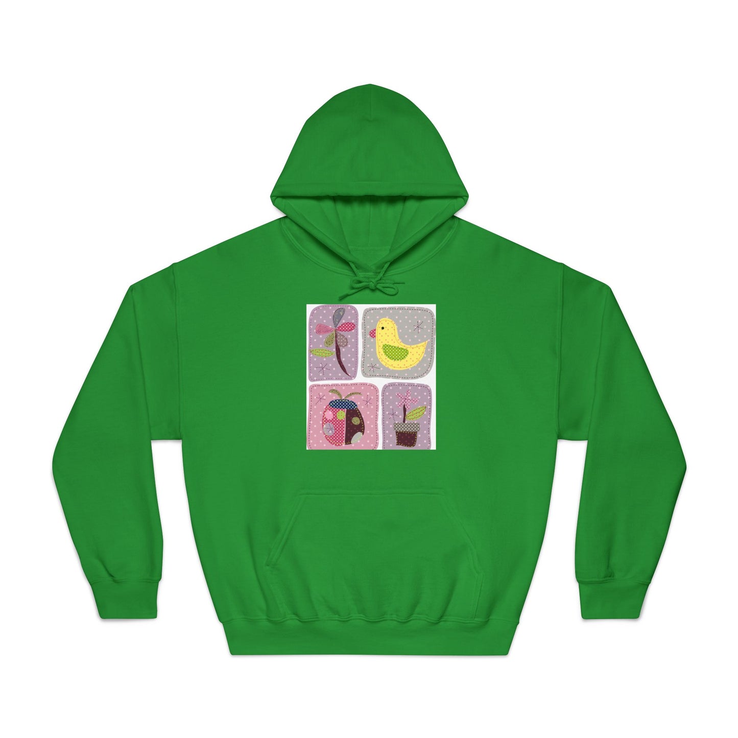 Cozy Unisex Hooded Sweatshirt with Floral Design - Perfect for Spring Celebrations