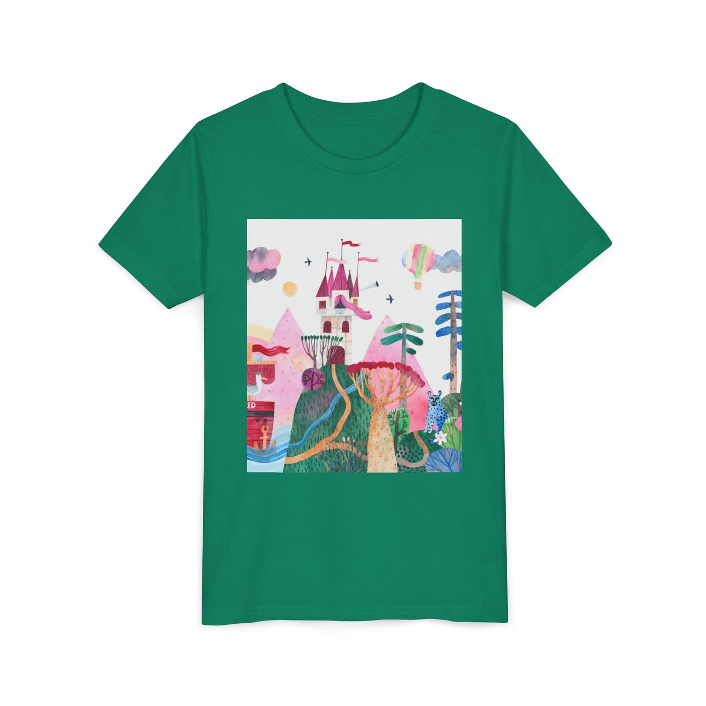 Mermaid Dreams Youth Tee - Cute Short Sleeve T-Shirt for Girls