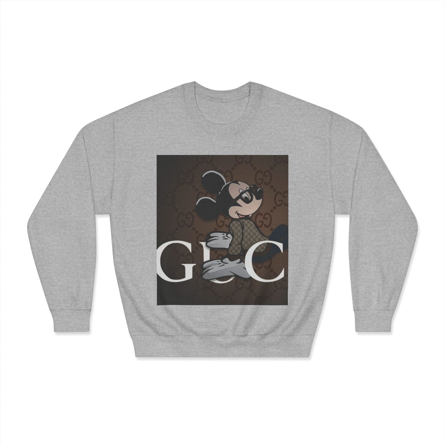 Trendy Mickey Mouse Graphic Crewneck Sweatshirt - Unisex Casual Wear