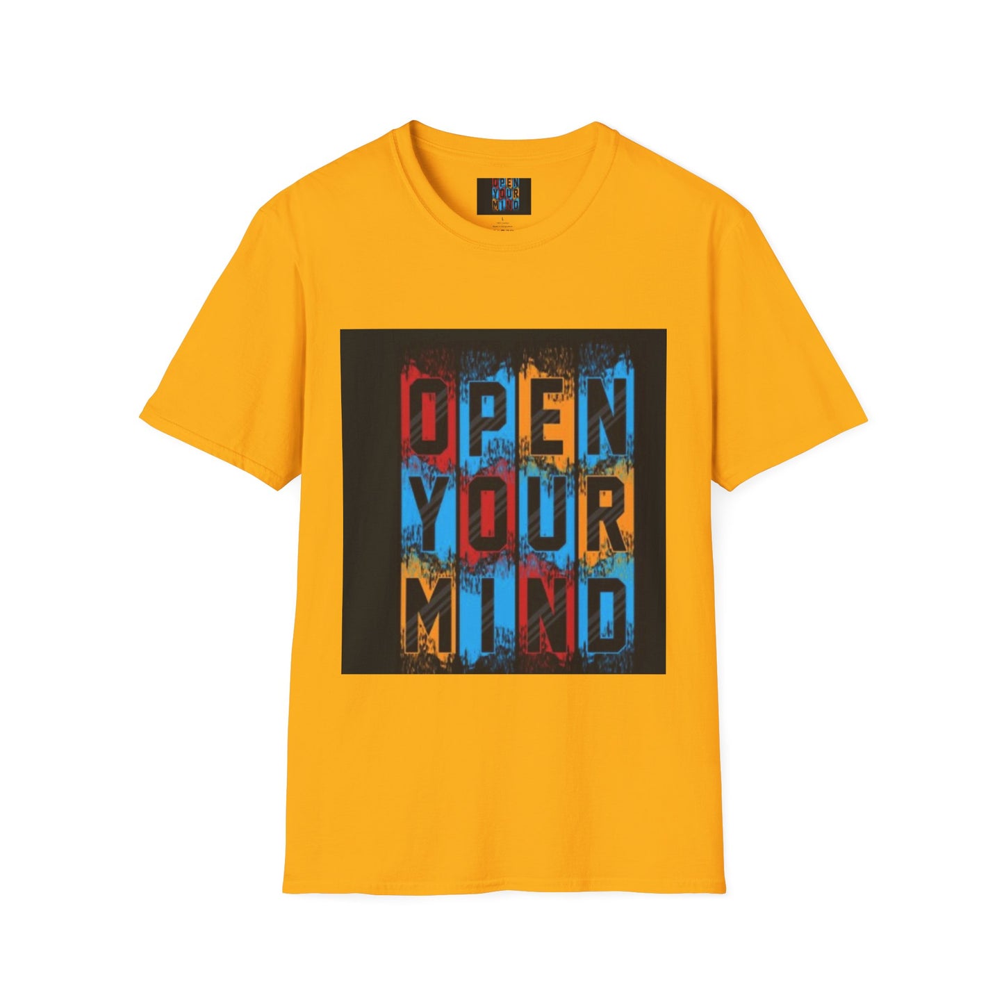 Open Your Mind Unisex Softstyle T-Shirt - Inspiring Wear for Creative Souls