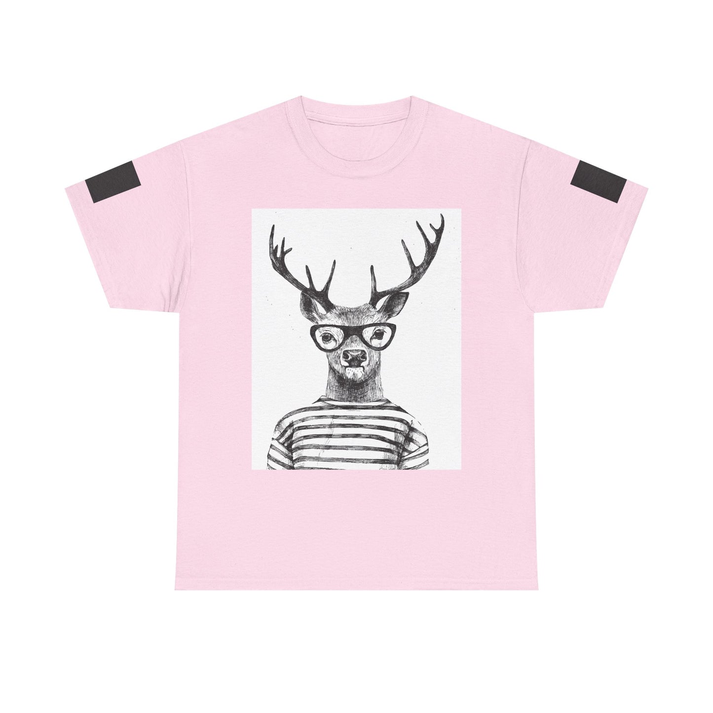 Cool Vintage Deer Graphic Unisex Heavy Cotton Tee