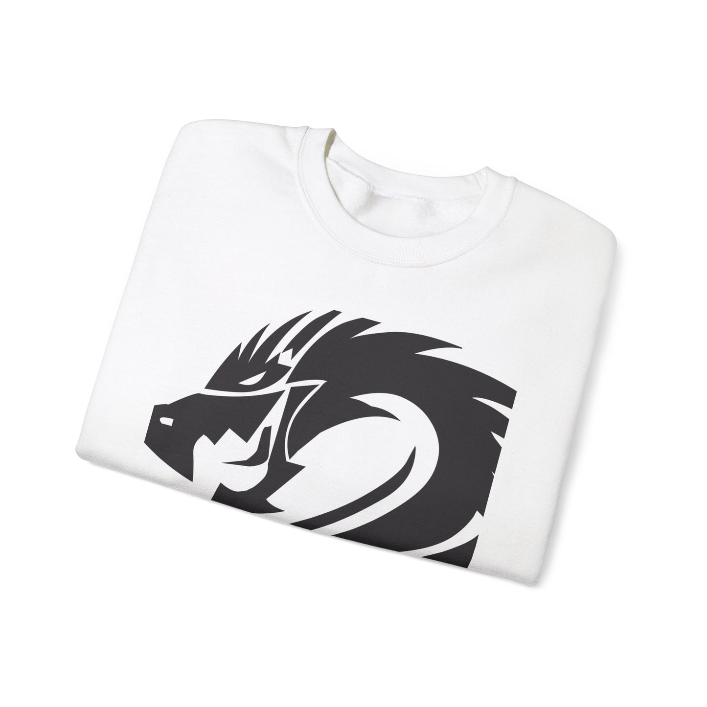 Dragon Graphic Unisex Heavy Blend Sweatshirt - Cozy and Stylish for Fantasy Enthusiasts