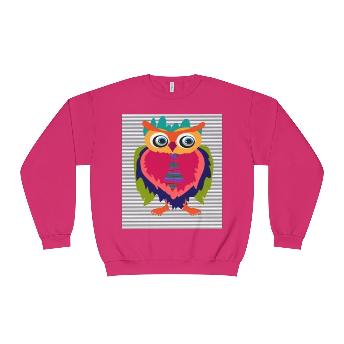 Colorful Owl Sweatshirt - Unisex Crewneck