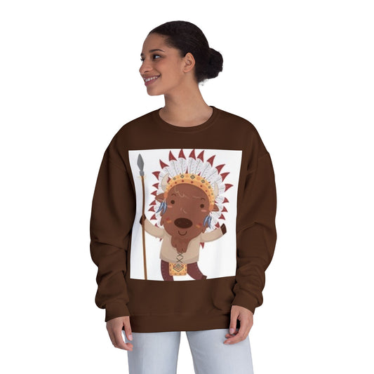 Kid's Chief Character Crewneck Sweatshirt - Fun & Cozy Apparel