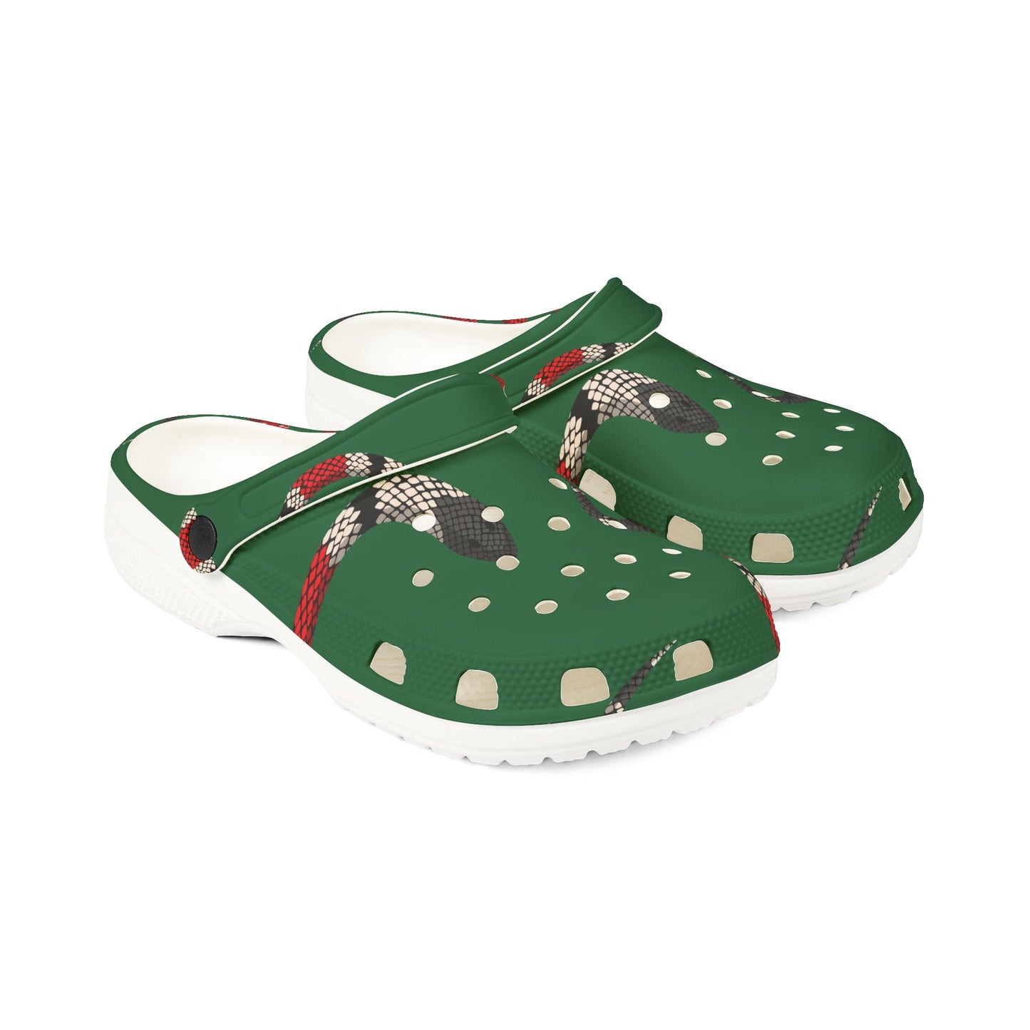 Festive EVA Foam Rubber Clogs with Polka Dots & Holiday Design