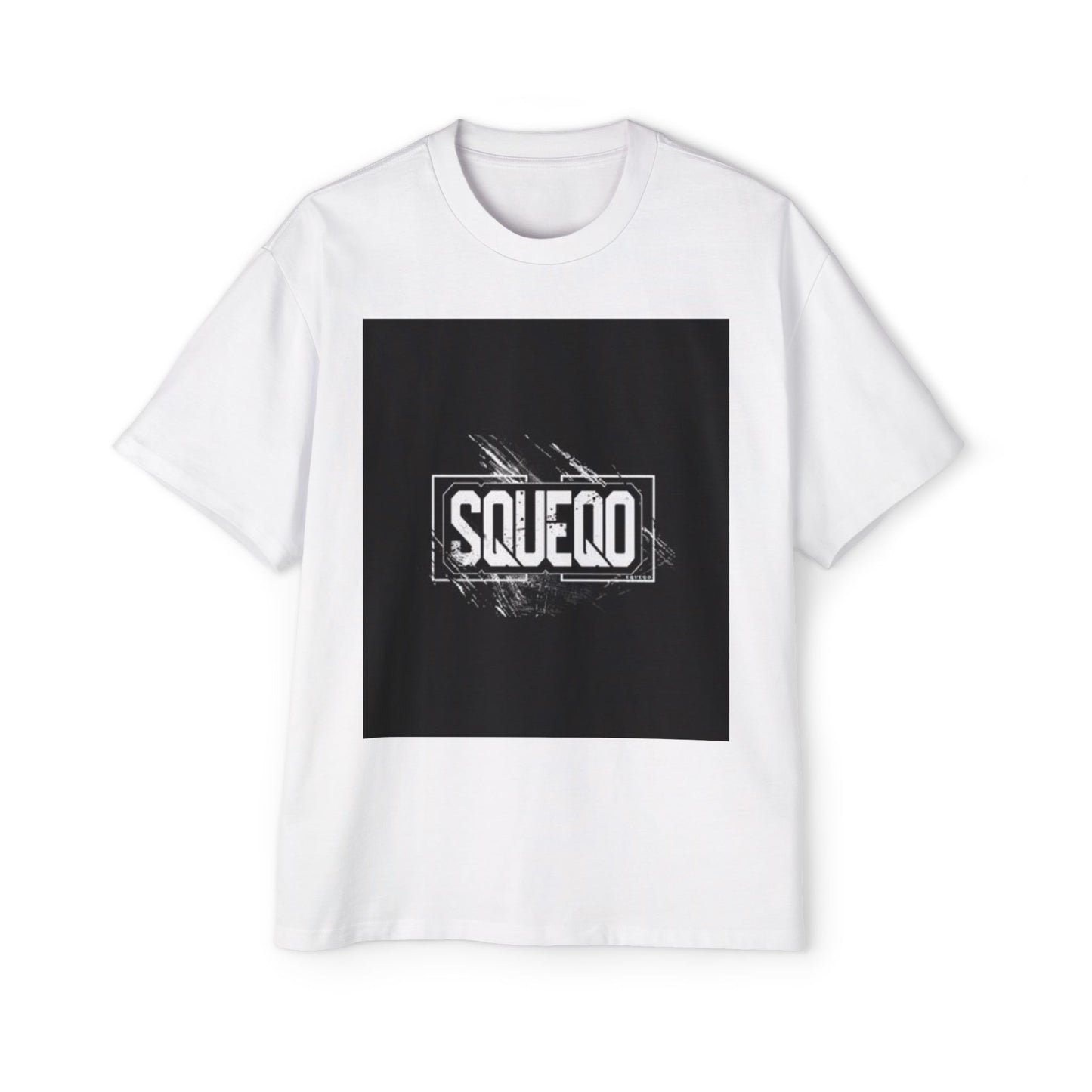 SQUEQO Graphic Heavy Oversized Tee for Casual Style