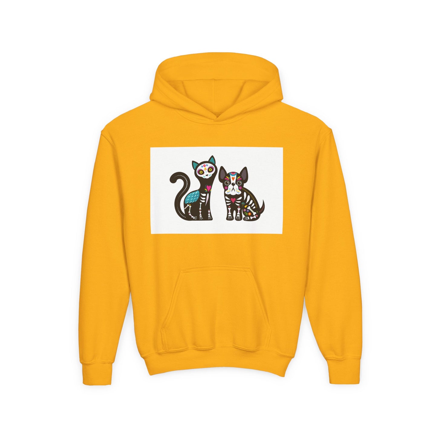 Fun Dino & Nature Youth Hoodie - Colorful Kids Sweatshirt