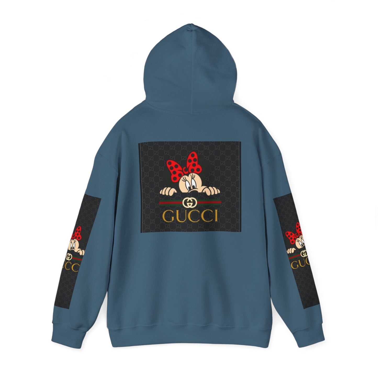 Gucci-Inspired Minnie Mouse Hooded Sweatshirt for Disney Fans