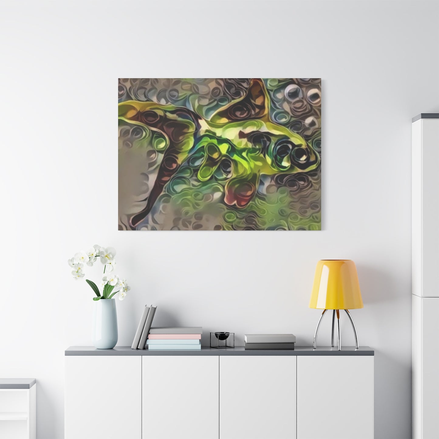 Abstract Nature Canvas Art - Stretched Matte Wall Decor