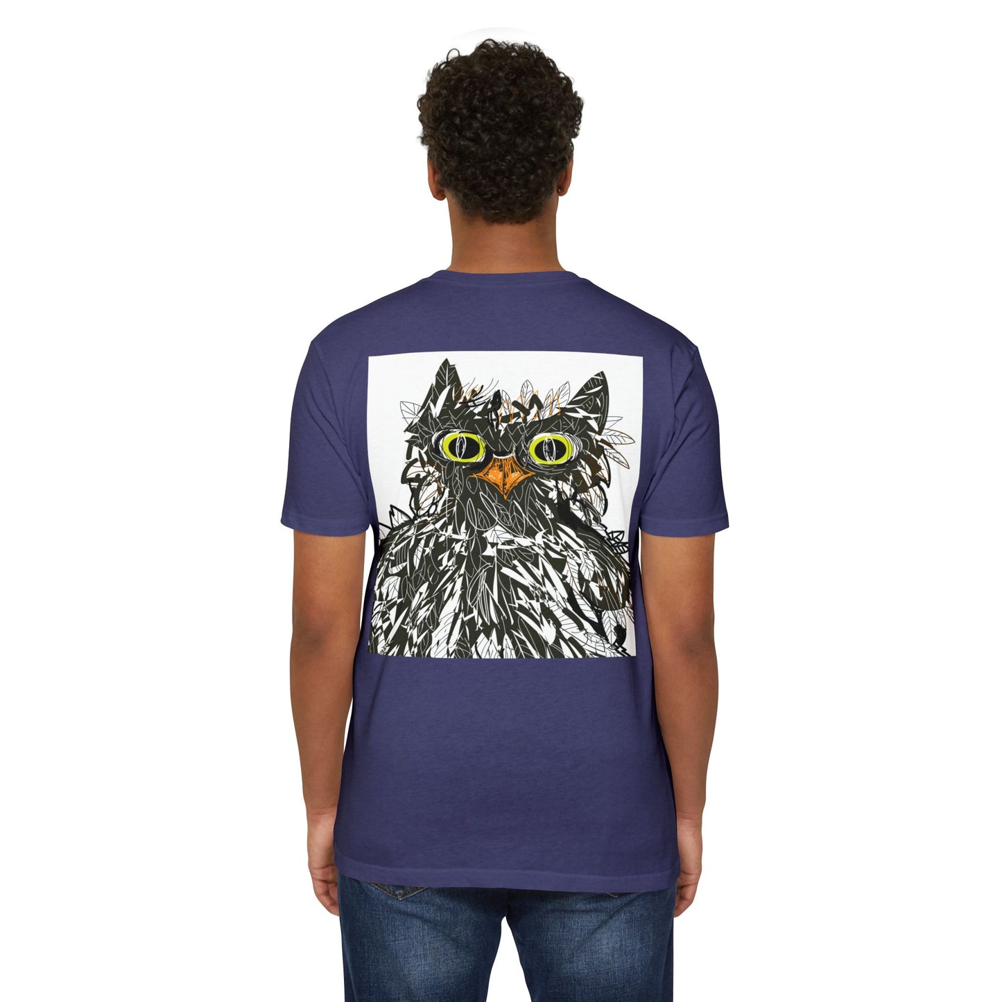 Whimsical Cat Graphic Unisex T-Shirt - Fun & Artsy Apparel