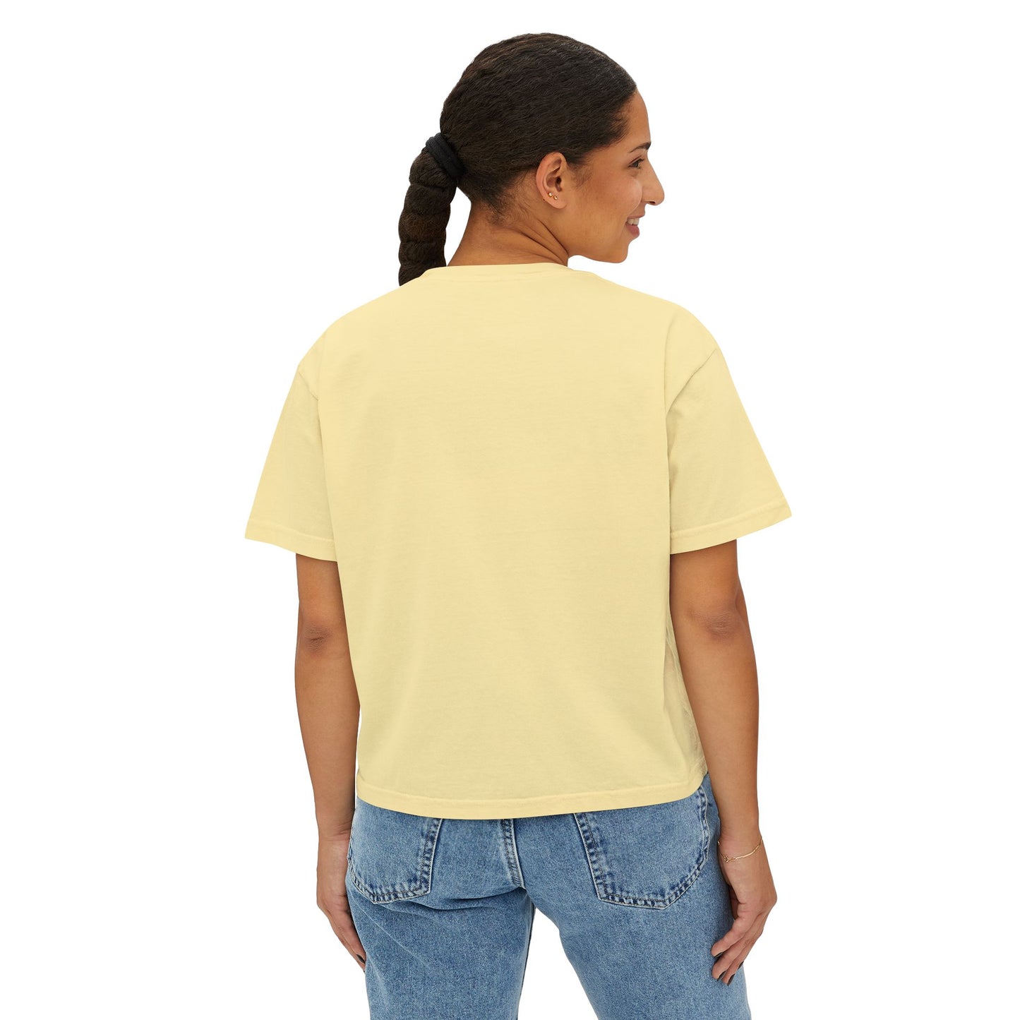 Women's Boxy Tee - Fun Animal Print for Casual Days