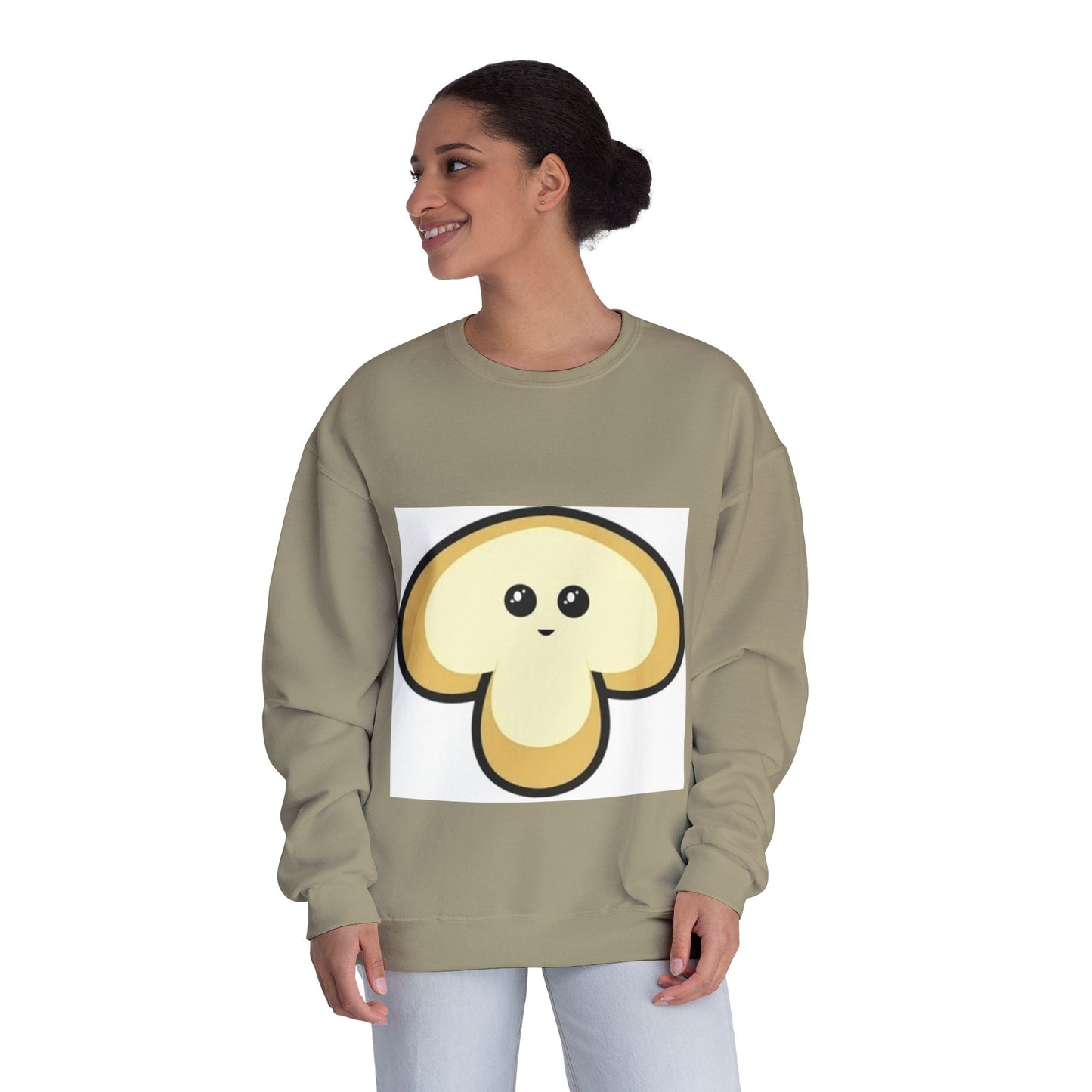 Cute Mushroom Unisex Crewneck Sweatshirt - Cozy & Fun!