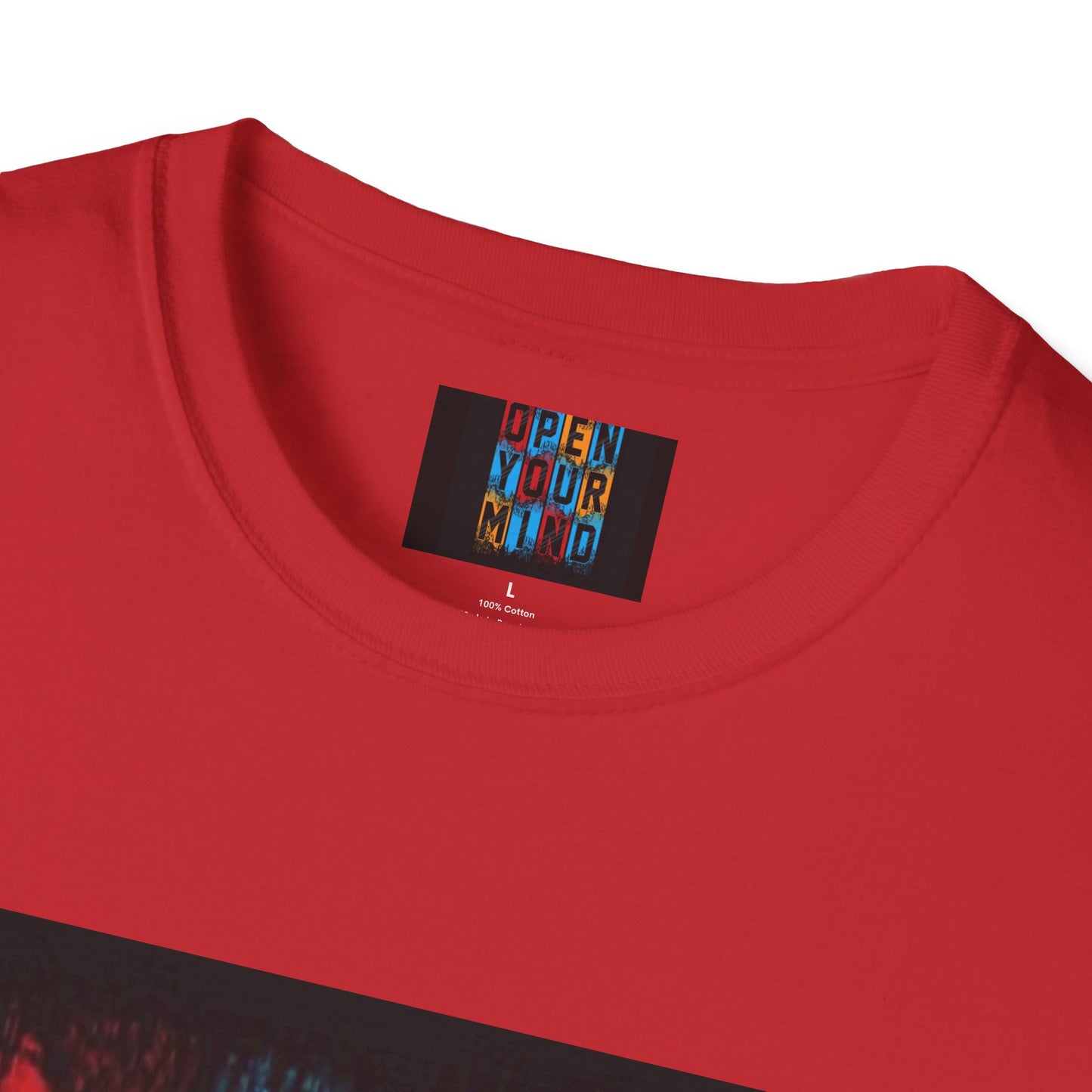 Open Your Mind Unisex Softstyle T-Shirt - Inspiring Wear for Creative Souls
