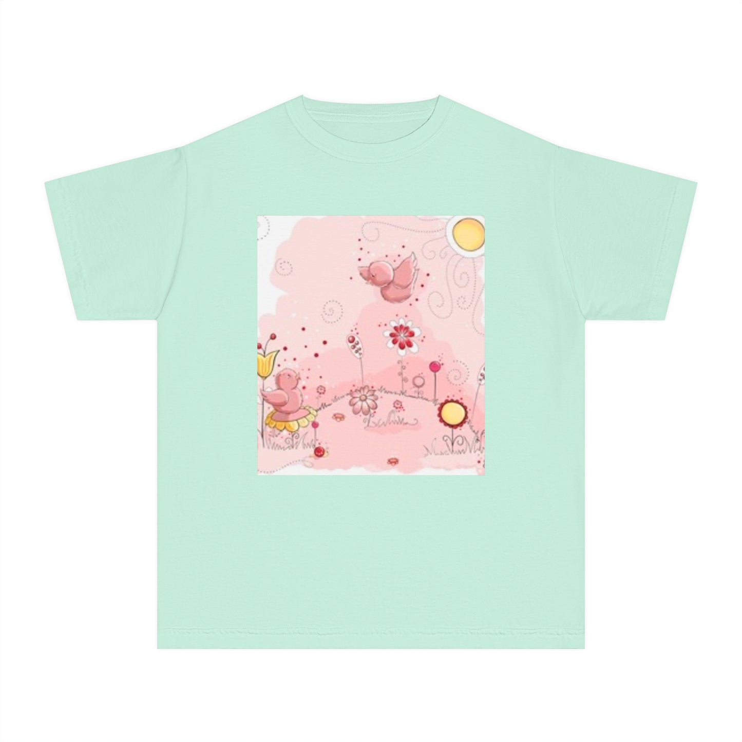 Fun Dinosaur Youth Midweight Tee for Boys and Girls - Perfect for Play and Adventures