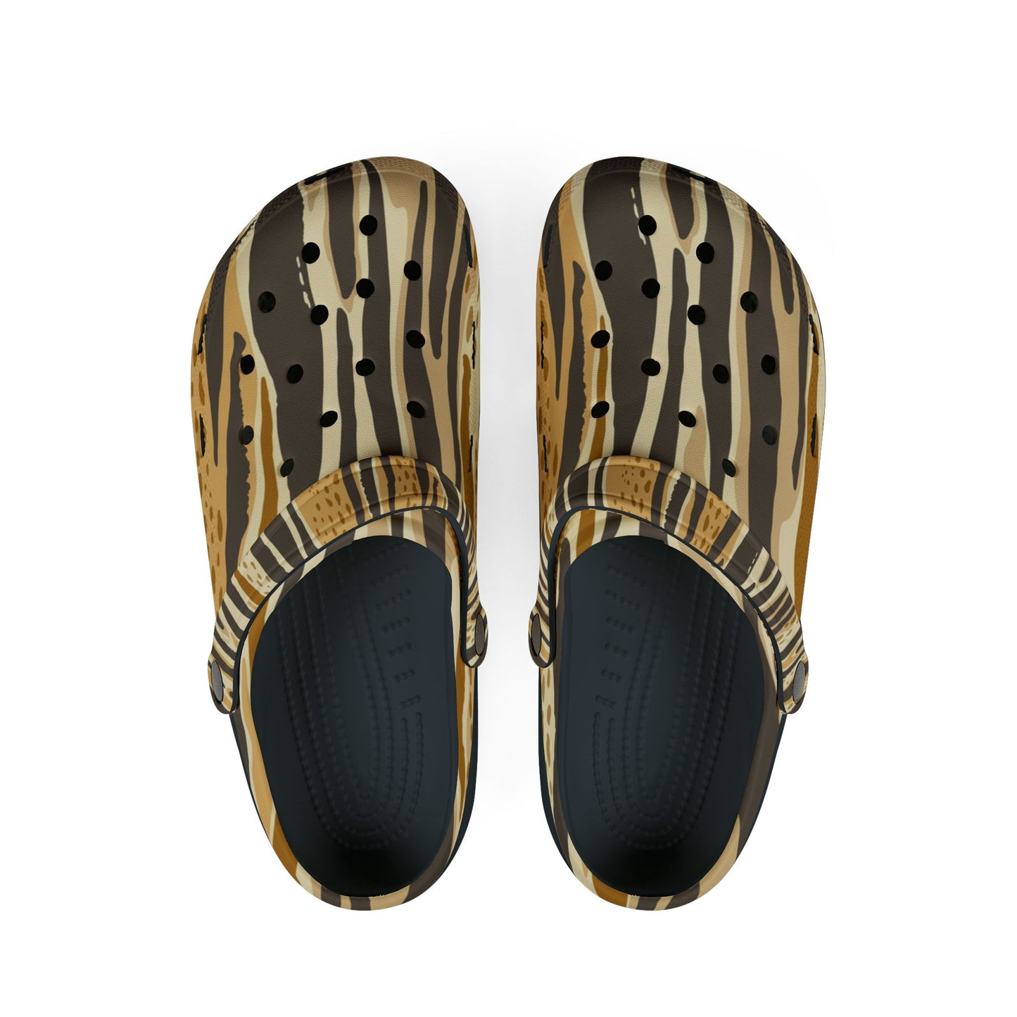 Trendy EVA Foam Clogs with Bold Animal Print - Comfortable and Stylish Footwear