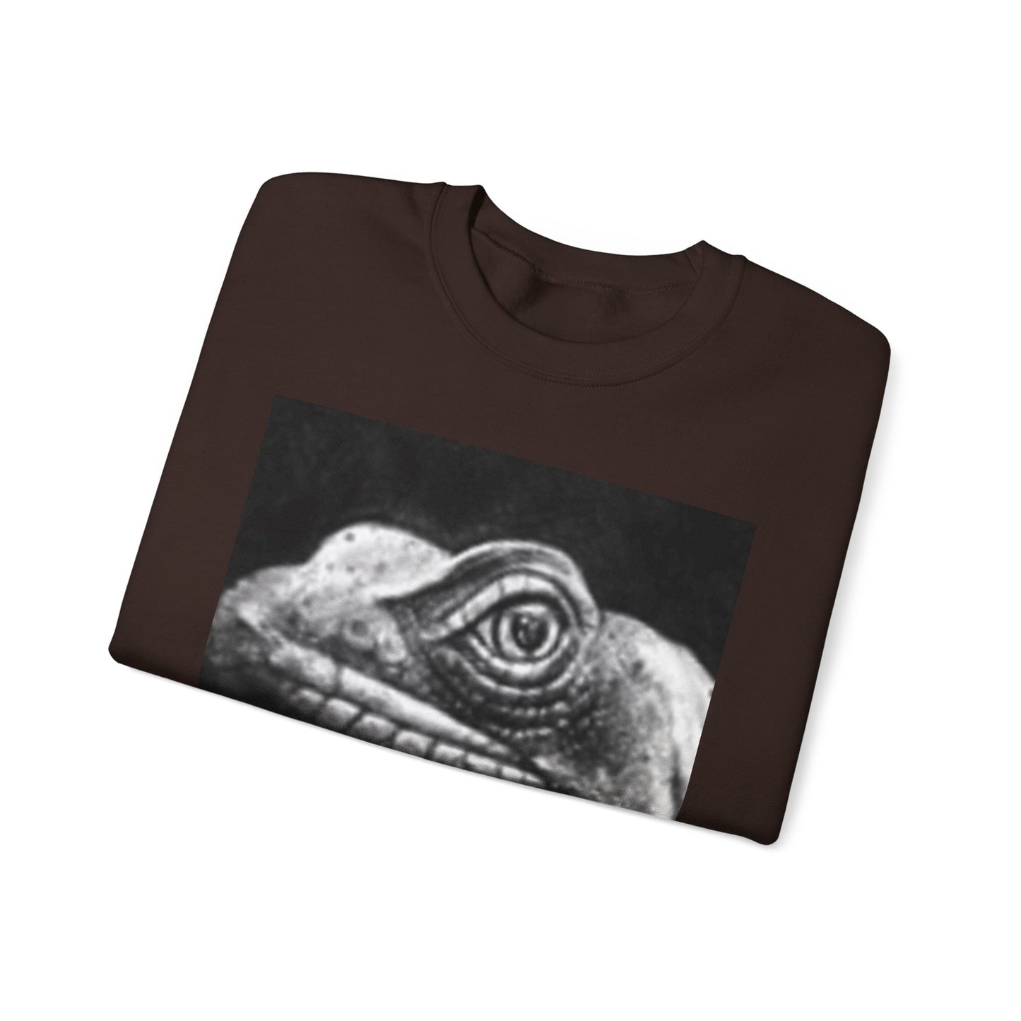 Unique Unisex Crewneck Sweatshirt with Bold Lizard Design