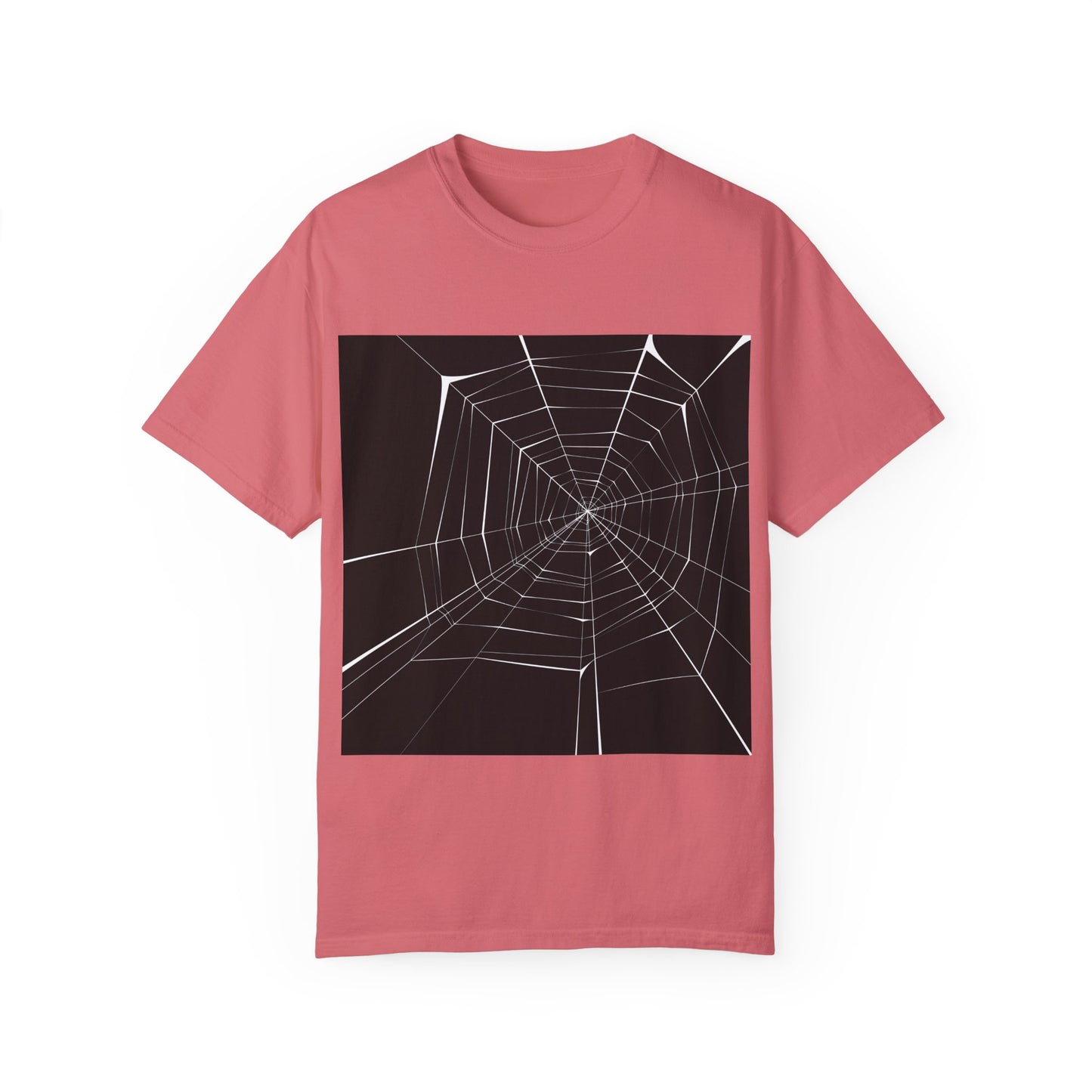 Spooky Spider Web Unisex Garment-Dyed T-Shirt