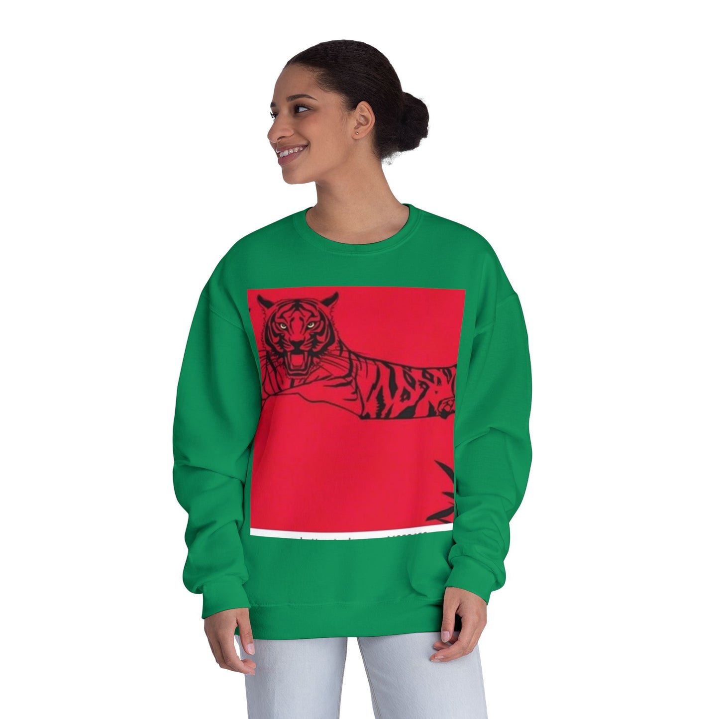 Bold Tiger Graphic Unisex Sweatshirt - Chill Vibes, Perfect for Every Occasion