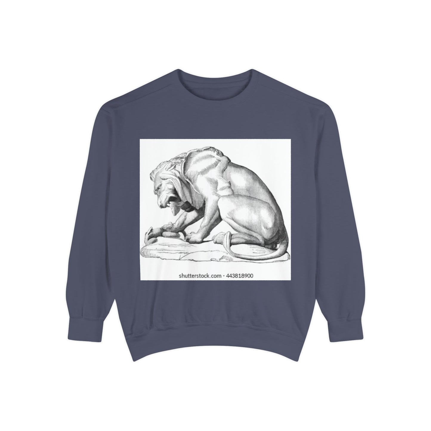Artistic Lion Graphic Unisex Sweatshirt - Cozy & Stylish