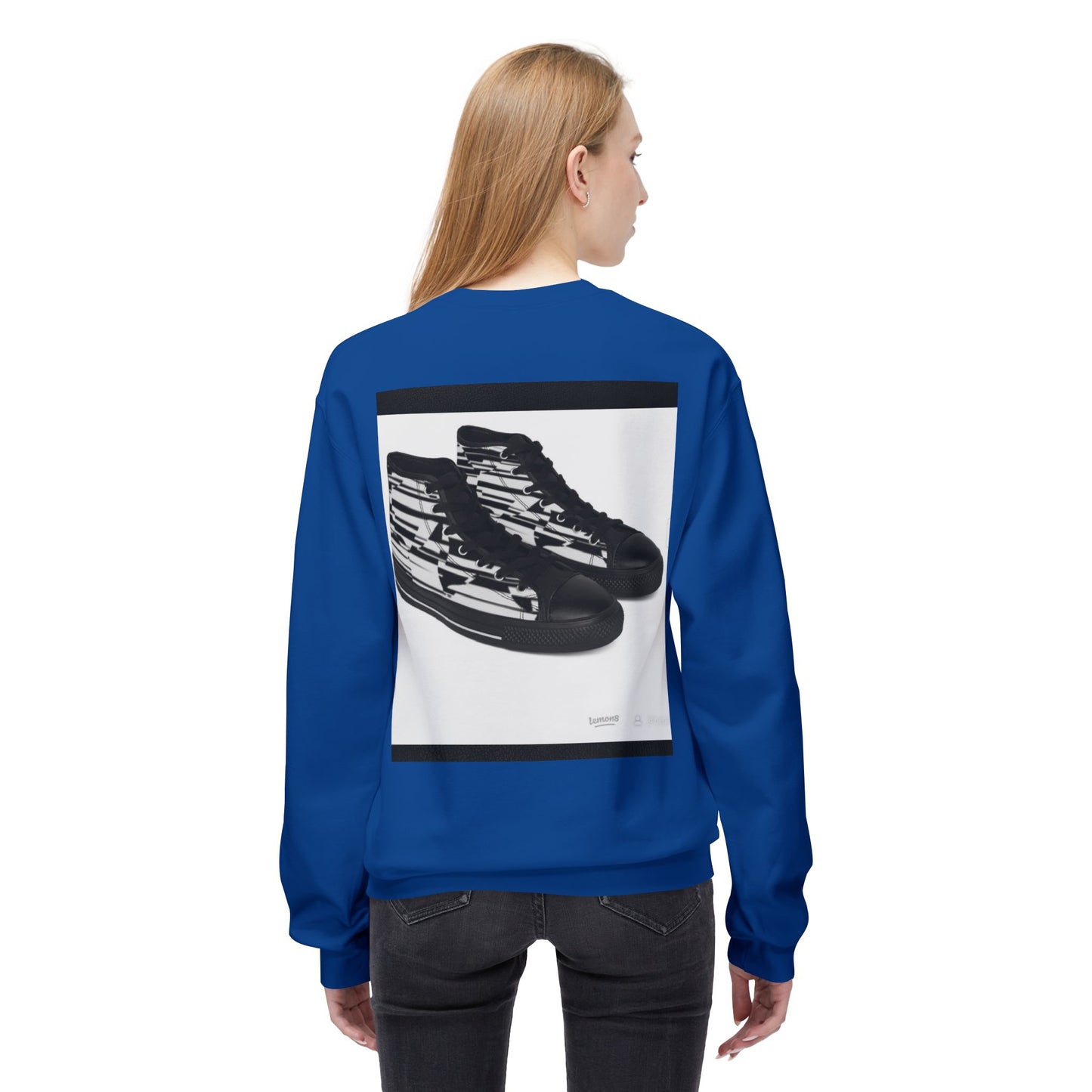 Cool Rhino and Sneakers Fleece Sweatshirt for Trendsetters
