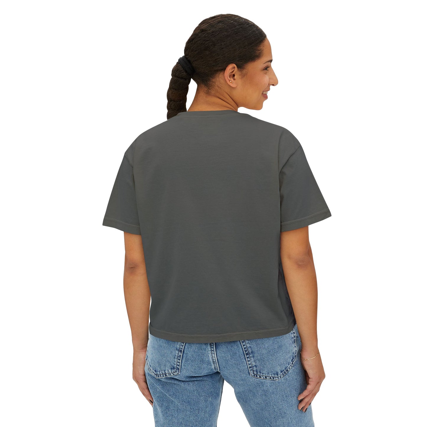 Women's Boxy Tee - Fun Animal Print for Casual Days