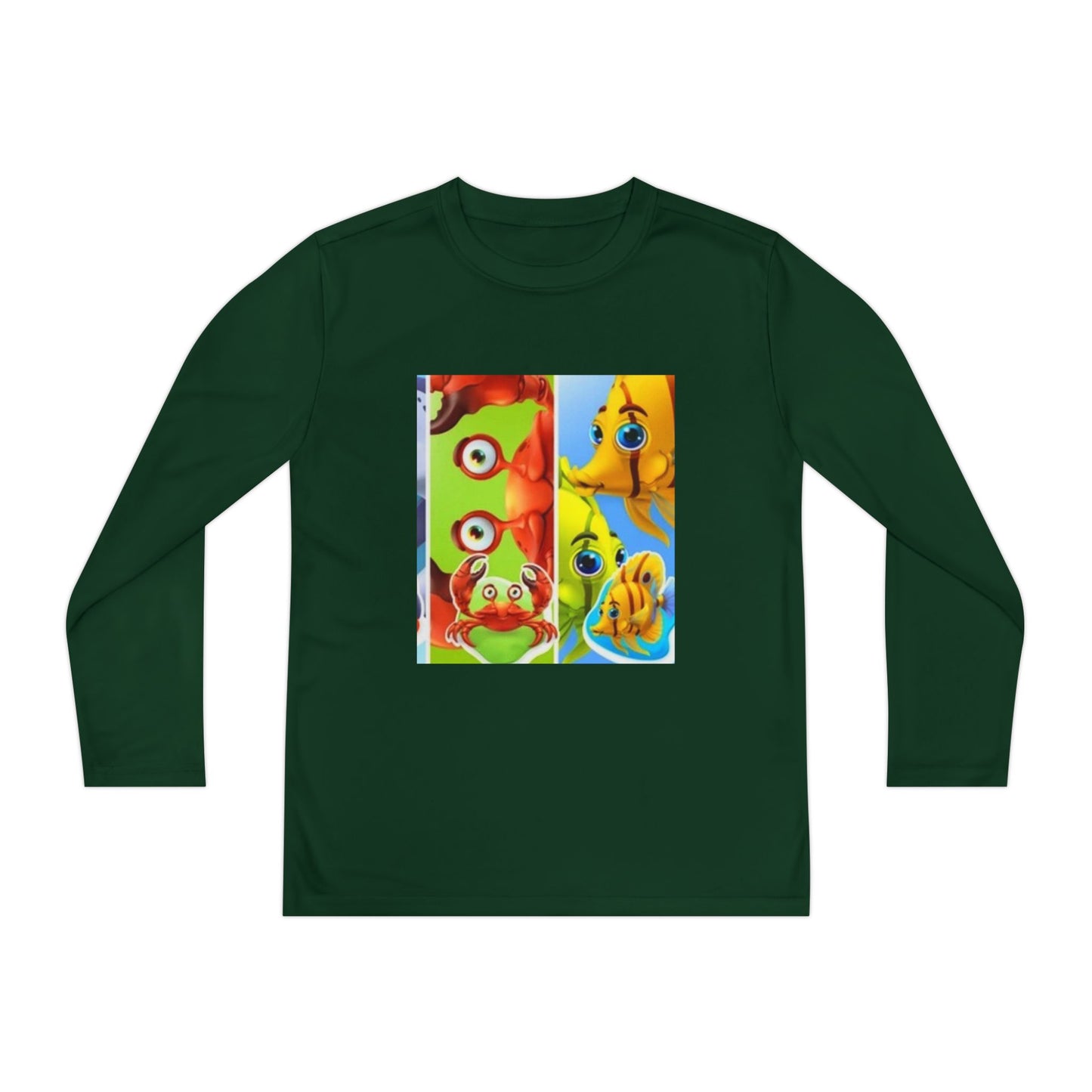 Vibrant Youth Long Sleeve Tee - Fun Animal Designs for Playful Kids
