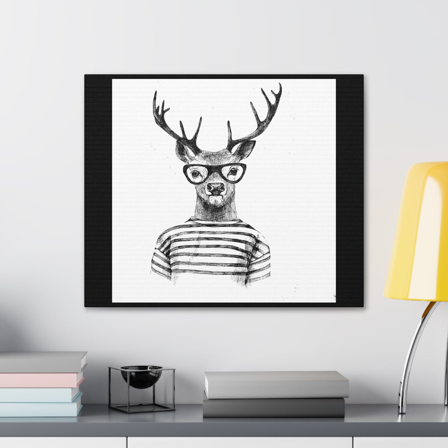 Whimsical Deer Canvas Gallery Wraps - Unique Home Decor for Animal Lovers