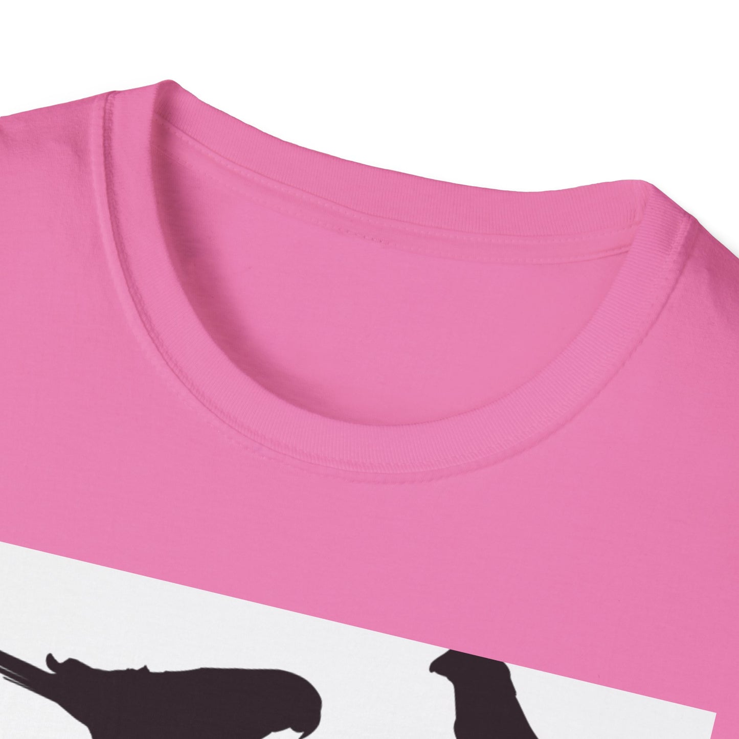 Minimalist Bird Silhouette Unisex Softstyle T-Shirt