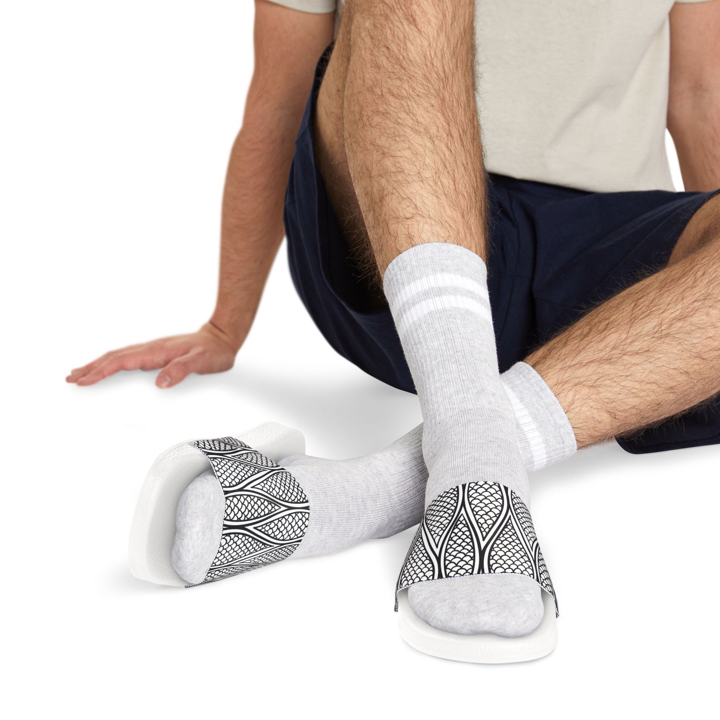Stylish Men's Removable-Strap Sandals - Comfortable, Versatile Footwear for Summer & Casual Outings