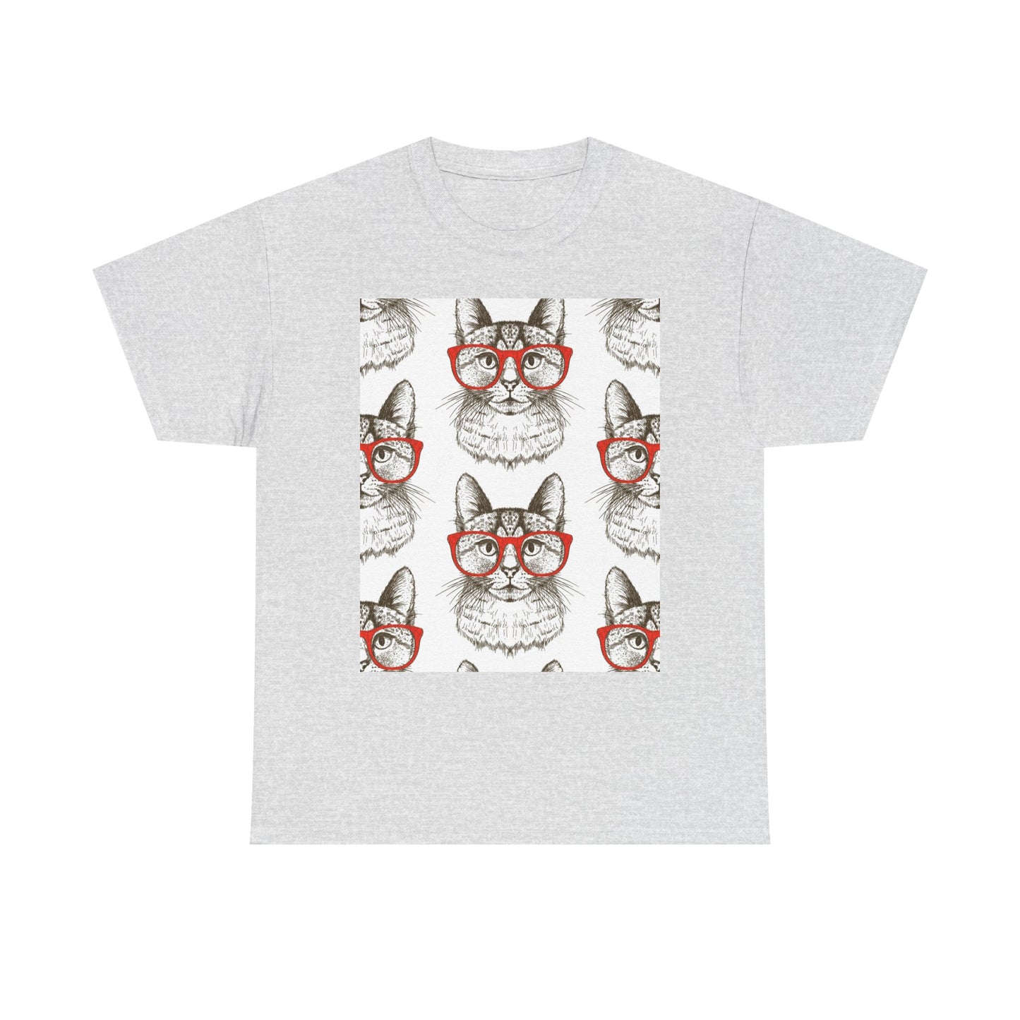 Funny Cat Graphic Unisex Heavy Cotton Tee