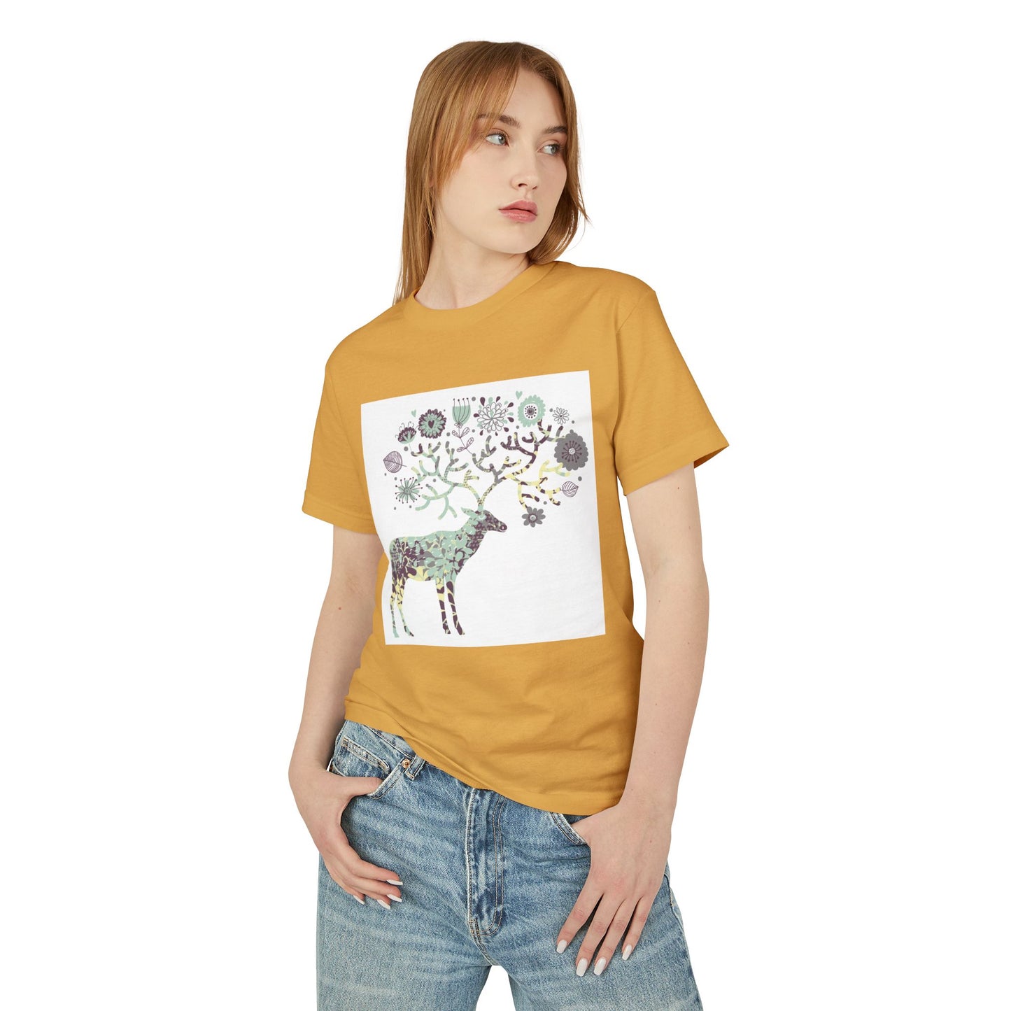 Nature-Inspired Unisex Cotton Tee - Tree of Life Design