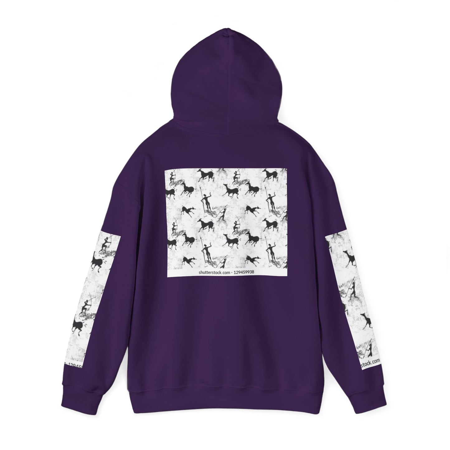 Unisex Heavy Blend Hooded Sweatshirt - Equestrian-Inspired Design