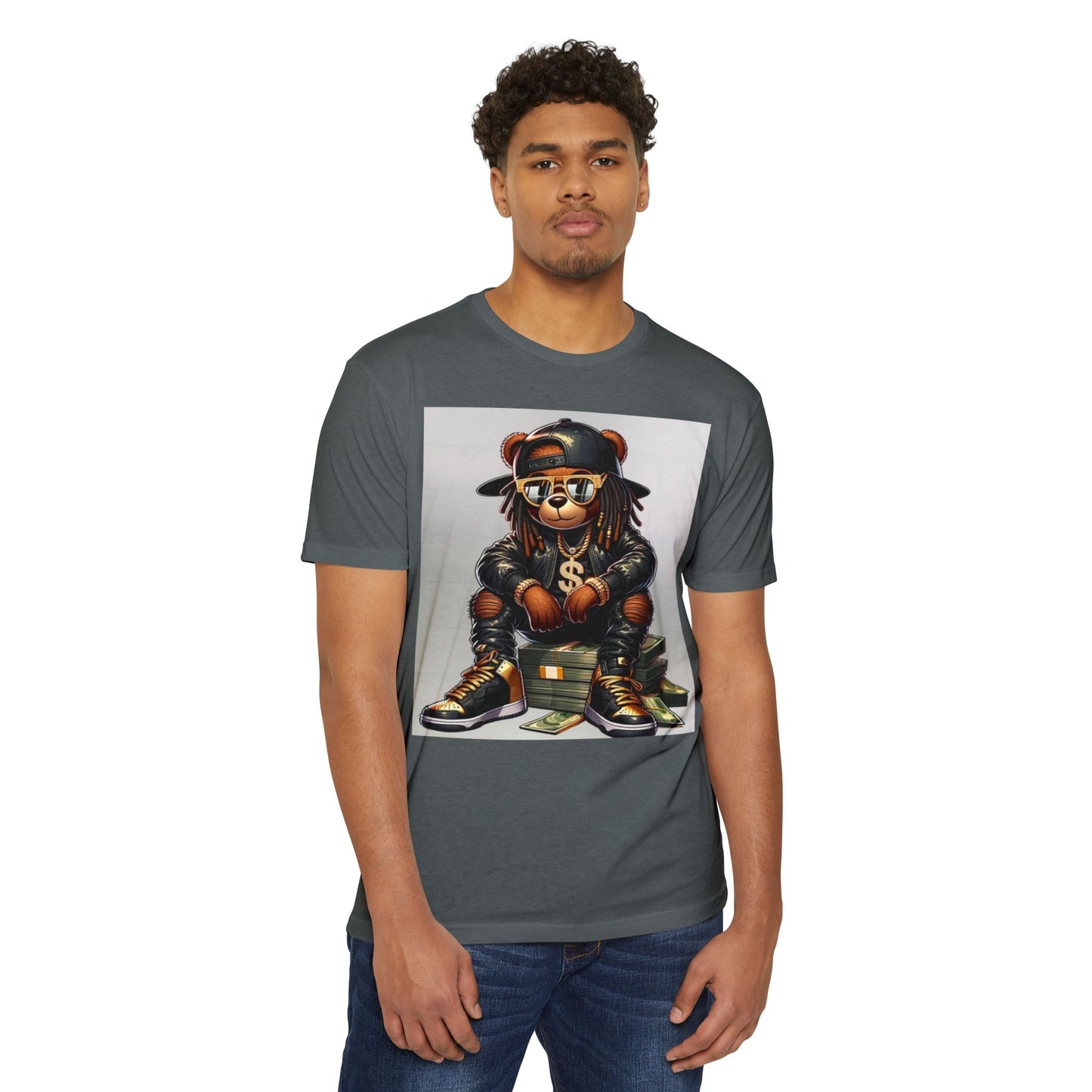 Cool Graffiti Bear Unisex T-Shirt - Colorful Street Art Inspired Tee