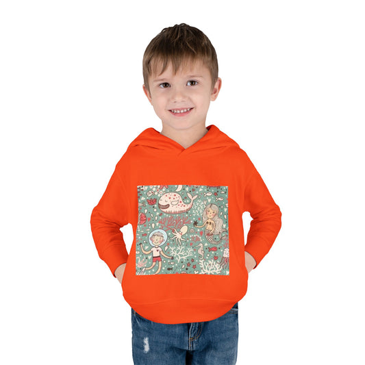 Whimsical Ocean Adventure Toddler Hoodie