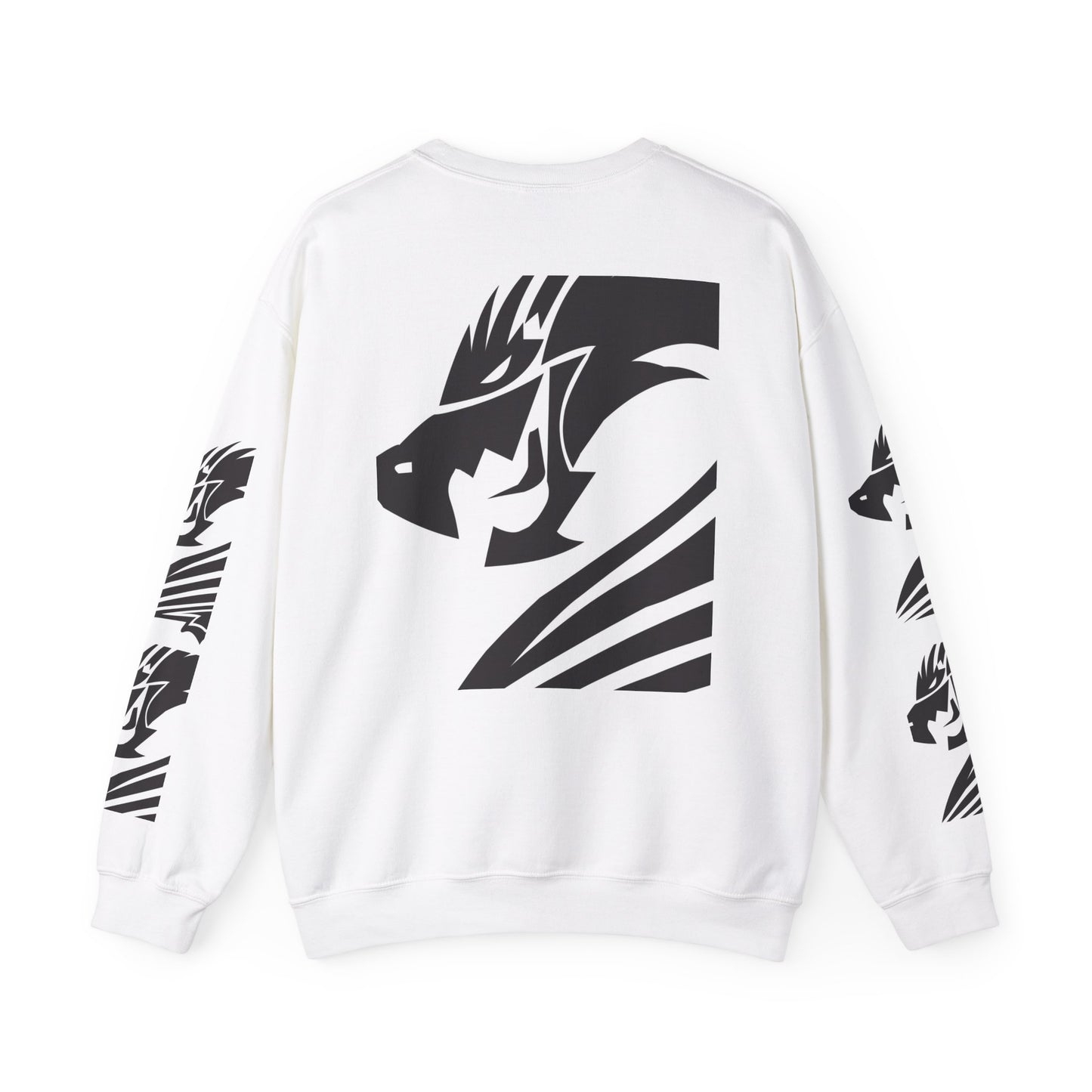 Dragon Graphic Unisex Heavy Blend Sweatshirt - Cozy and Stylish for Fantasy Enthusiasts