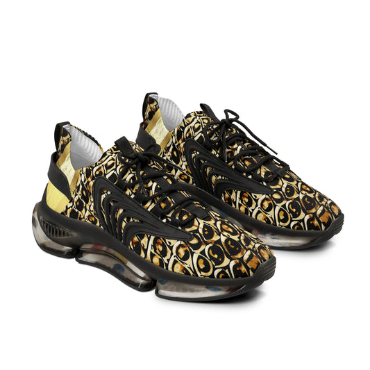 Stylish Men's Mesh Sneakers with Unique Print - Comfort & Fashion in Every Step
