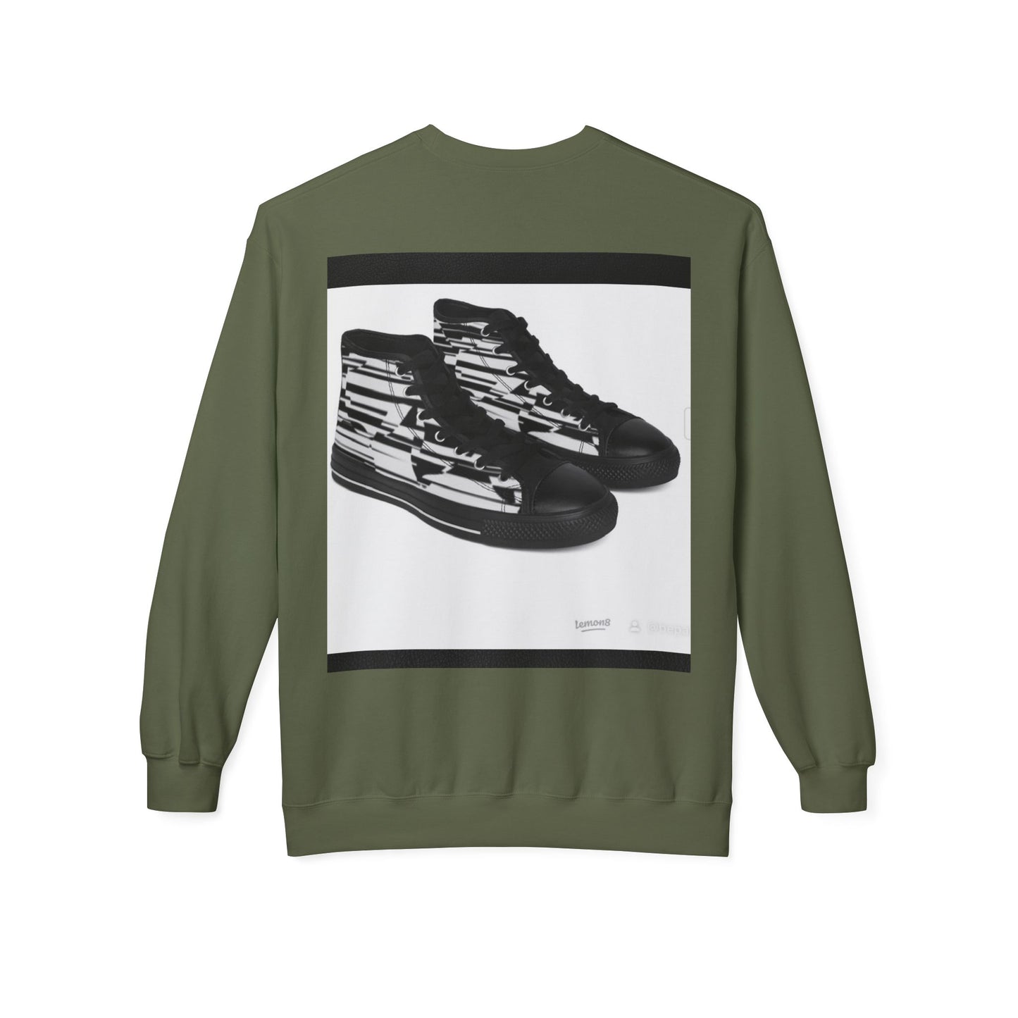 Cool Rhino and Sneakers Fleece Sweatshirt for Trendsetters