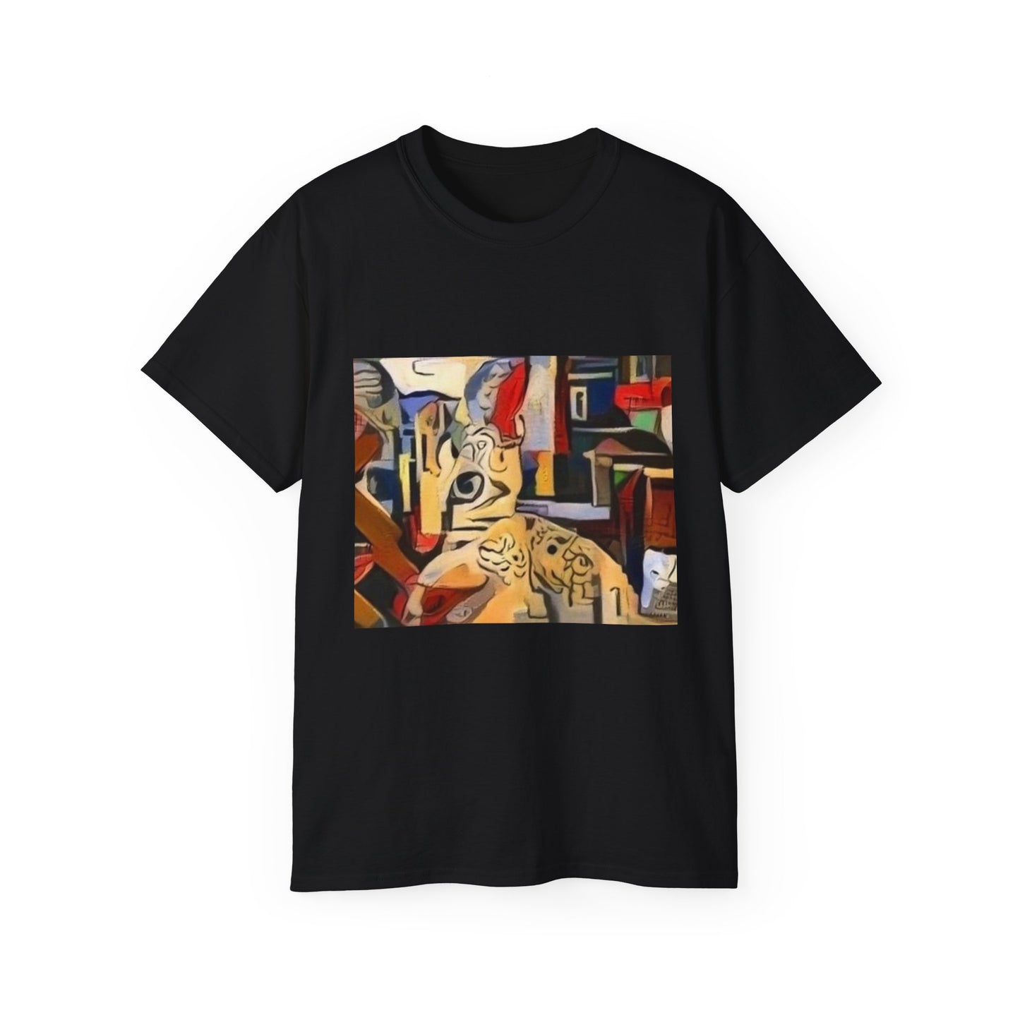 Colorful Ocean-Inspired Unisex Cotton Tee