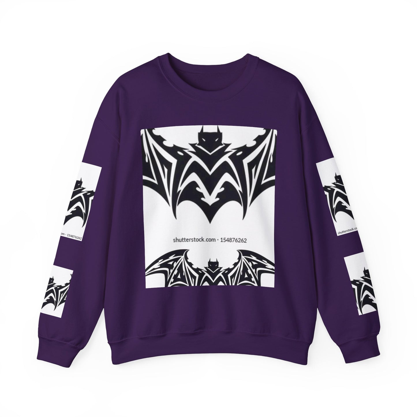 Gothic Bat Sweatshirt - Unisex Crewneck for Halloween & Casual Wear
