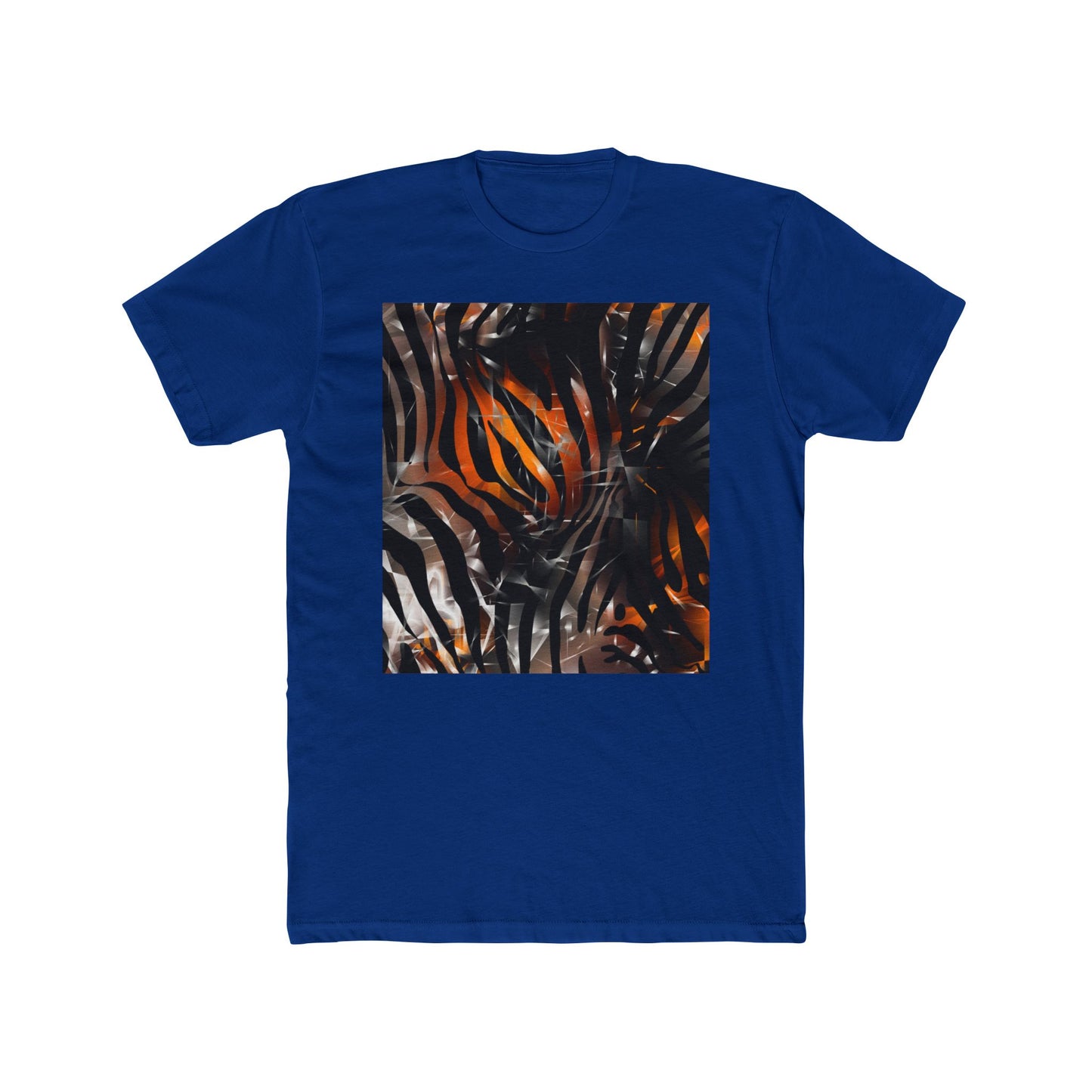 Abstract Jungle Unisex Cotton Crew Tee - Trendy Graphic Shirt for Nature Lovers