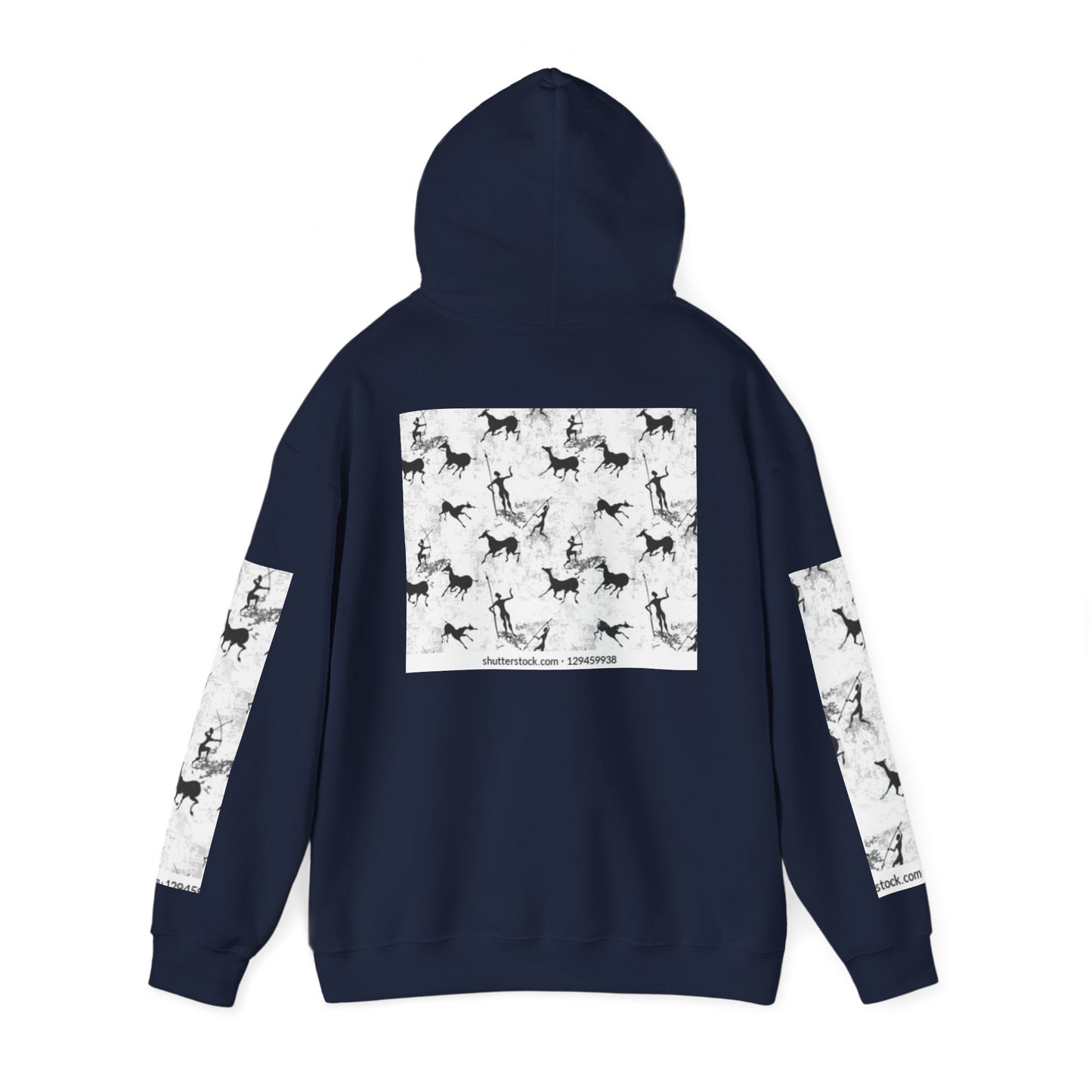Unisex Heavy Blend Hooded Sweatshirt - Equestrian-Inspired Design