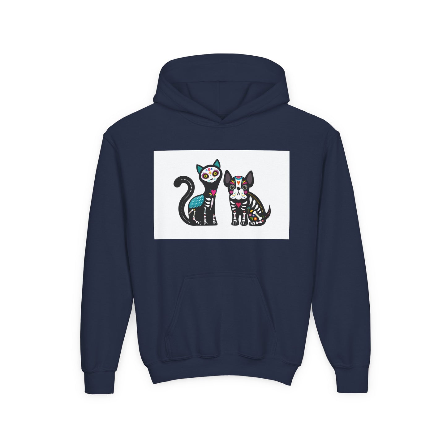 Fun Dino & Nature Youth Hoodie - Colorful Kids Sweatshirt