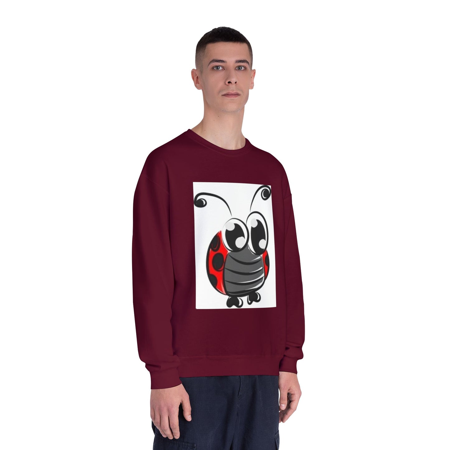 Cute Ladybug Unisex Crewneck Sweatshirt - Cozy & Fun Casual Wear