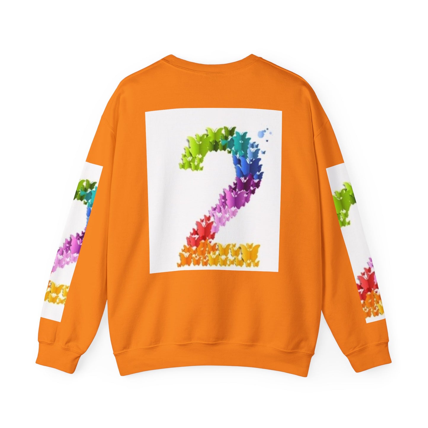 Colorful Floral Number 2 Sweatshirt for Celebrations